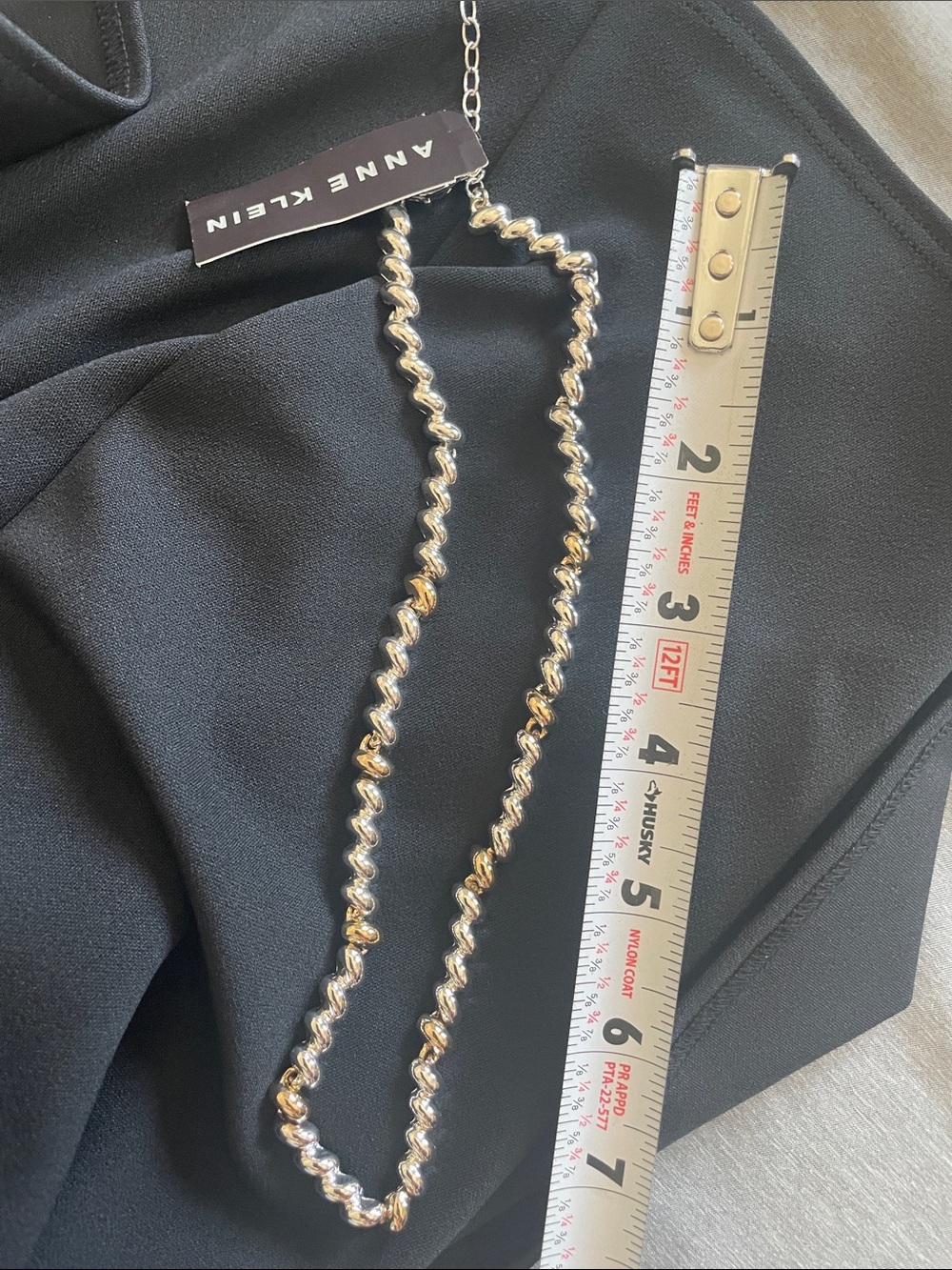 Anne Klein - Silver/gold tone Spiral Link Necklace - Women Accessories